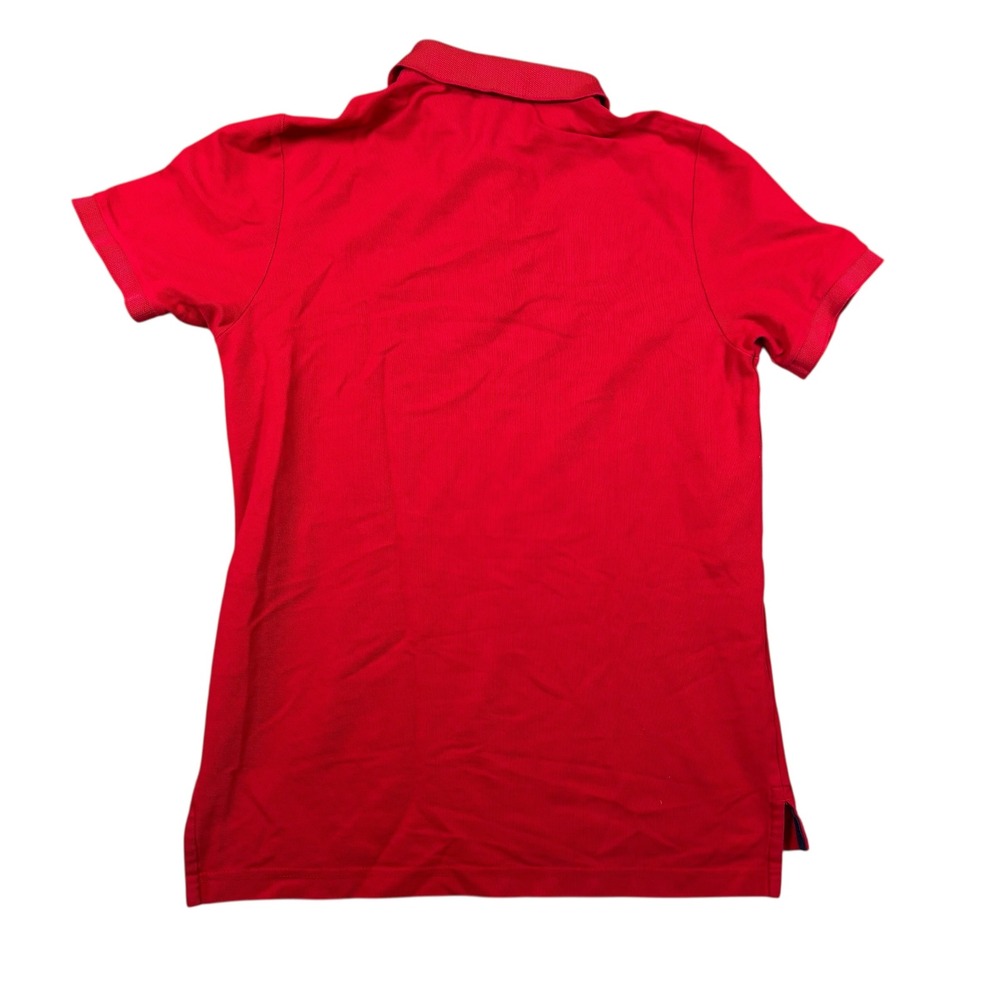 US Polo Assn Ultimate Pique Red Short Sleeve‎ Polo Shirt Sz M preppy classy - Picture 2 of 6